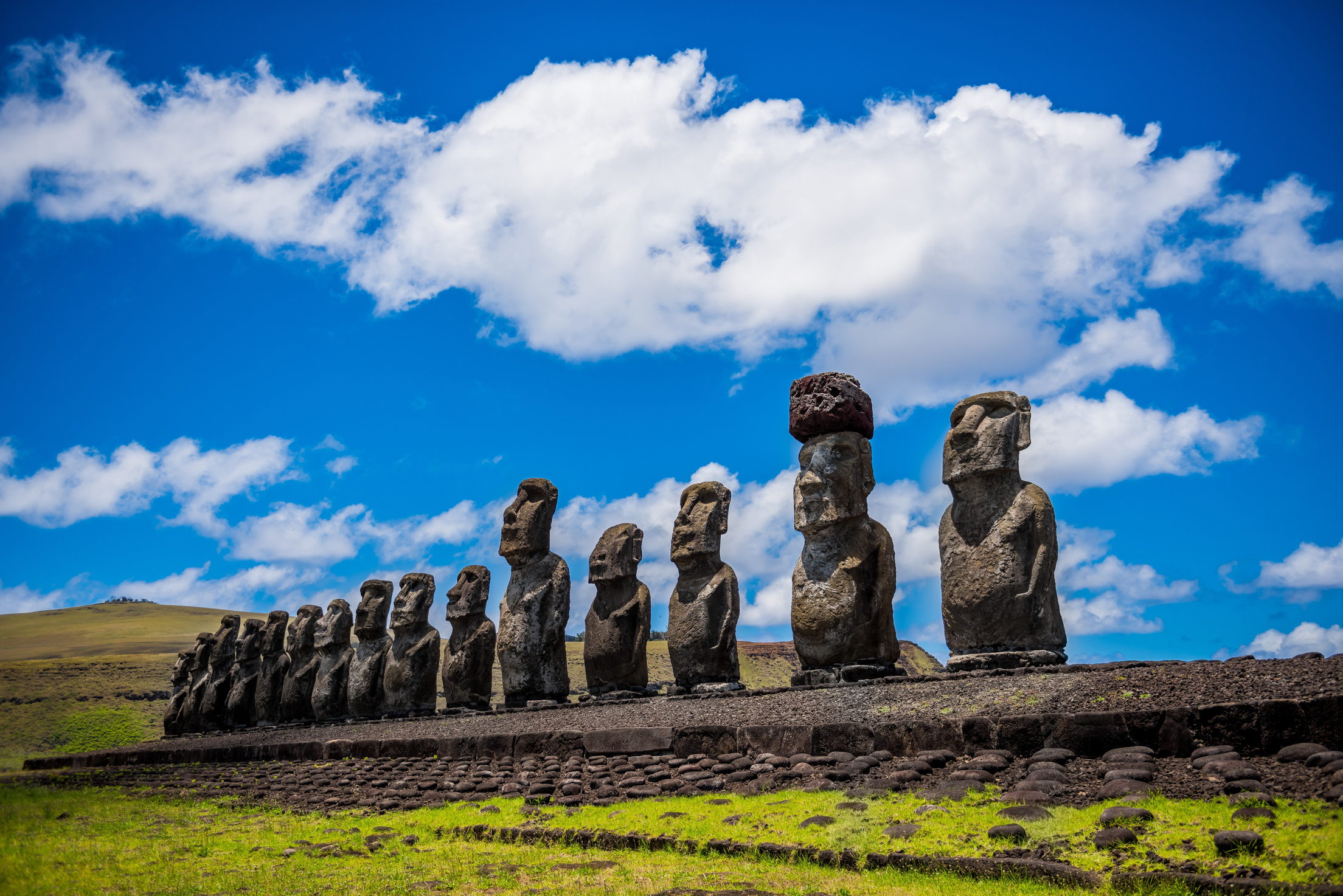 Moai of Easter Island, Chile